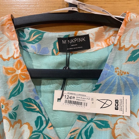 MINKPINK Evelyn Puff Sleve Mini Dress - Picture 4 of 4